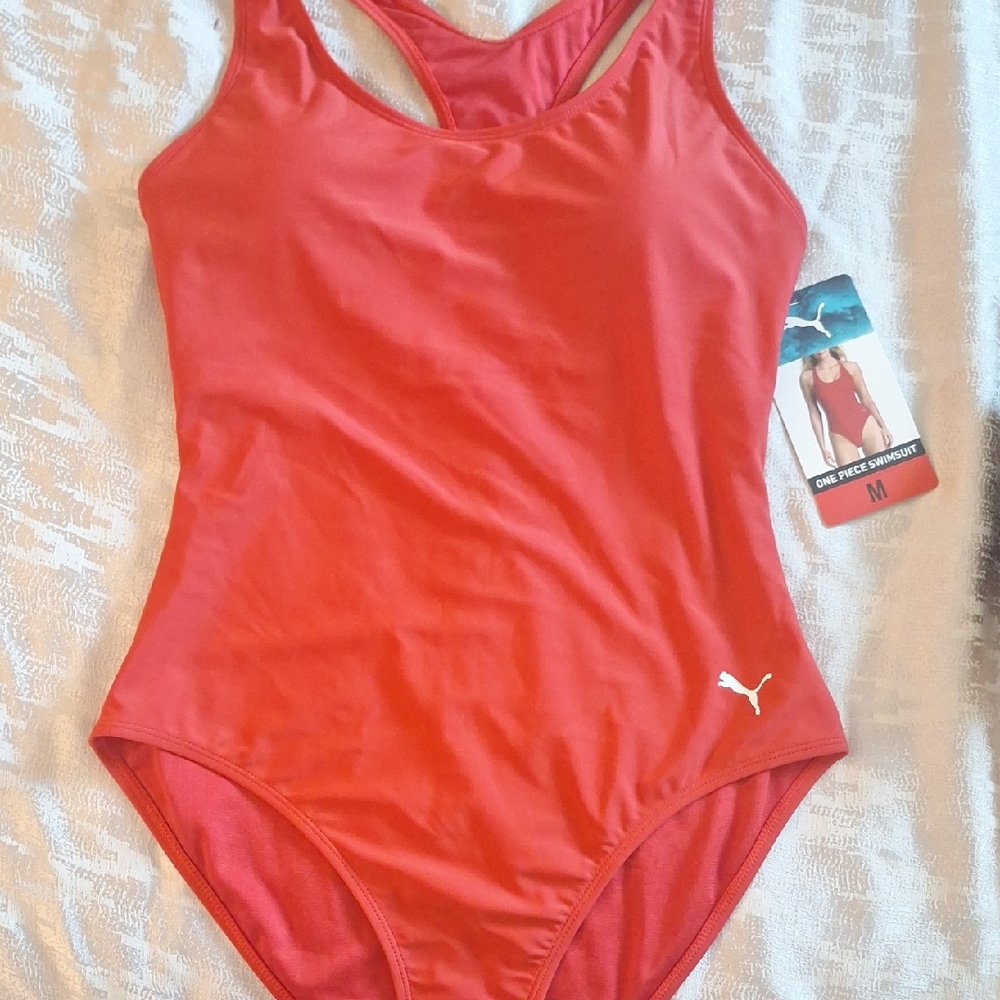 Puma  Vibrant Red One Piece
